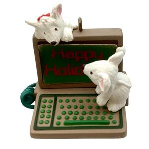 Hallmark 1987 “Happy Holidata” Christmas Ornament